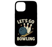 Let's Go Bowling, divertente design sportivo retrò Custodia per iPhone 15 Plus