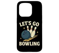 Let's Go Bowling, divertente design sportivo retrò Custodia per iPhone 15 Pro