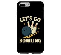 Let's Go Bowling, divertente design sportivo retrò Custodia per iPhone 7 Plus/8 Plus