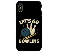 Let's Go Bowling, divertente design sportivo retrò Custodia per iPhone X/XS