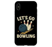 Let's Go Bowling, divertente design sportivo retrò Custodia per iPhone XS Max
