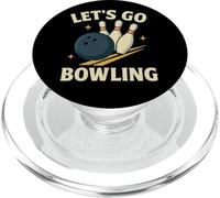 Let's Go Bowling, divertente design sportivo retrò PopSockets PopGrip per MagSafe