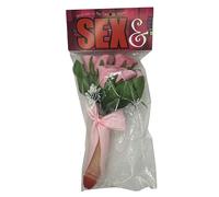 LET'S GO BY G.O. SRL LSG - NET TOYS Mazzo di Fiori Addio al Nubilato | Bouquet da Sposa con atrezzo | Fiori Addio al Celibato | Accessorio sorprendente (ROSE ROSA)