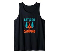 Let's Go Camping Outdoor Adventure Design Canotta