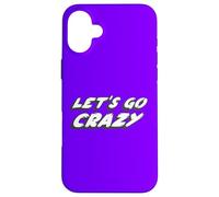 Let's Go Crazy | 1980 canzone anni '90 Music Purple One Custodia per iPhone 16 Plus