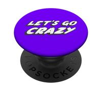 Let's Go Crazy | 1980 canzone anni '90 Music Purple One PopSockets PopGrip Adesivo