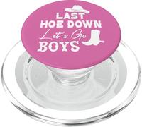 Lets Go Girls Cowboy Women Last Hoe Down Bachelorette Party PopSockets PopGrip per MagSafe
