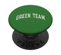Let's Go GREEN TEAM Field Day Kid Summer Camp War Game Game Cheer PopSockets PopGrip Adesivo