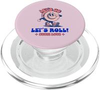Let's Go Let's Roll Sushi Love (Grafica divertente) PopSockets PopGrip per MagSafe