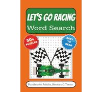 Let's Go Racing Word Search Puzzle Book: Word Searches with Easy to Read Print about Formula 1, NASCAR, IndyCar, Racecars and More | 6x9 inches, 100 ... Gift for Vacations, Holidays and Free Times