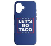 Let's Go Taco - Divertente T. A. C. O. Design Satira ironica Custodia per iPhone 16