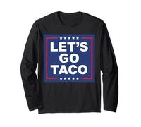 Let's Go Taco - Divertente T. A. C. O. Design Satira ironica Maglia a Manica