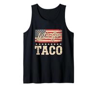 Let's Go Taco US Flag For Men and Women Canotta