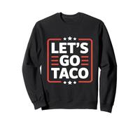 Let's Go Taco US Flag For Men and Women Felpa