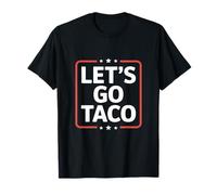 Let's Go Taco US Flag For Men and Women Maglietta