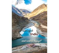 Let's go to India and i will be happy!!: Notebook 6"x 9"(120 pages)