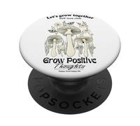 Let's Grow Together Cool Quotes Illustration Graphic Designs PopSockets PopGrip Adesivo