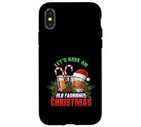 Let's Have An Old Fashioned Christmas Cocktail Divertente Custodia per iPhone X/XS