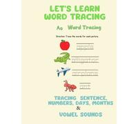Lets learn word tracing: word tracing, tracing for kids, trace the sentence, preschool writing , Home school writing, beginner writing