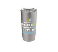 Let's Look At Data - Science Statistics Analyst Bicchiere termico in acciaio inox doppia parete