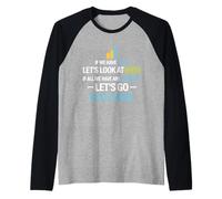 Let's Look At Data - Science Statistics Analyst Maglia con Maniche Raglan