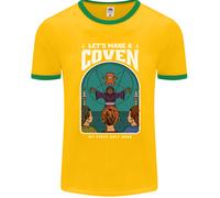 Lets Make A Coven Halloween Satanico Horror Uomo Ringer Fotl