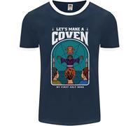 Lets Make A Coven Halloween Satanico Horror Uomo Ringer Fotl