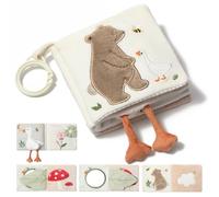 let's make Libro in tessuto sensoriale per bambini a partire da 0 3 6 12 mesi - Libro interattivo con sonaglio a specchio, giocattolo per passeggino, regalo per ragazzi e ragazze (libro di stoffa)