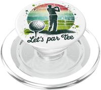 Let's Par Tee Retro Golf Umorismo Divertente golfista PopSockets PopGrip per MagSafe