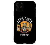 Let's Party Tiki Statue Cartoni animati per chi ama Tiki Custodia per iPhone 11