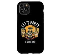 Let's Party Tiki Statue Cartoni animati per chi ama Tiki Custodia per iPhone 11 Pro