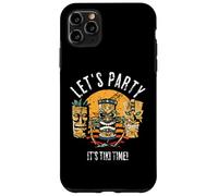Let's Party Tiki Statue Cartoni animati per chi ama Tiki Custodia per iPhone 11 Pro Max