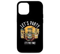 Let's Party Tiki Statue Cartoni animati per chi ama Tiki Custodia per iPhone 12/12 Pro