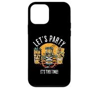Let's Party Tiki Statue Cartoni animati per chi ama Tiki Custodia per iPhone 12 mini