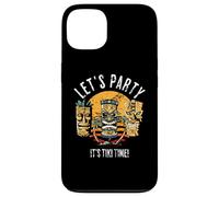 Let's Party Tiki Statue Cartoni animati per chi ama Tiki Custodia per iPhone 13