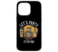 Let's Party Tiki Statue Cartoni animati per chi ama Tiki Custodia per iPhone 14 Pro Max