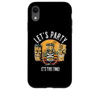 Let's Party Tiki Statue Cartoni animati per chi ama Tiki Custodia per iPhone XR