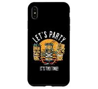 Let's Party Tiki Statue Cartoni animati per chi ama Tiki Custodia per iPhone XS Max