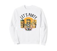 Let's Party Tiki Statue Cartoni Animati per Chi AMA Tiki Felpa