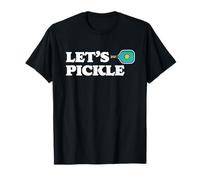 Let's Pickle Funny Cute Pickleball Dink Team 80s Retro Maglietta