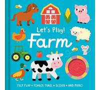 Let's Play! Farm: With Felt Flap, Finger Trails, Slider, and More!