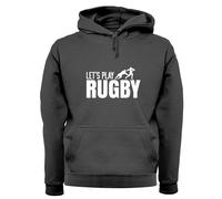 Let's Play Rugby - Adulti Felpa/Maglione - League Union Divertente Player