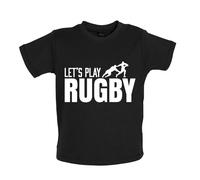 Let's Play Rugby - T-Shirt / Body - League Union Divertente Player Inghilterra