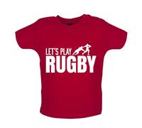 Let's Play Rugby - T-Shirt / Body - League Union Divertente Player Inghilterra