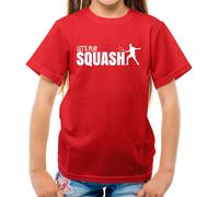 Let's Play Squash - T-Shirt - Player Racchetta Tribunale Squadra Amo