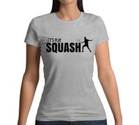 Let's Play Squash - T-Shirt - Player Racchetta Tribunale Squadra Amore