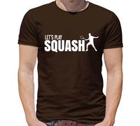 Let's Play Squash - T-Shirt - Player Racchetta Tribunale Squadra Love