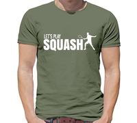 Let's Play Squash - T-Shirt - Player Racchetta Tribunale Squadra Love