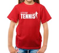 Let's Play Tennis - T-Shirt - Player Equipment Murray Love Ventola