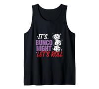 Let's Roll Bunco Game Night - Divertente Giocatore di Bunco da Donna Canotta
